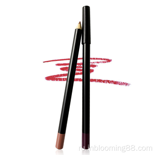 Wholesale Customized Waterproof 12 Colors Lip Liner Pencil Private Label